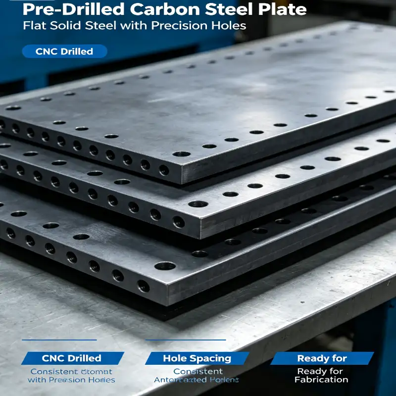 Pre-terebrata Carbon Ferro Plate