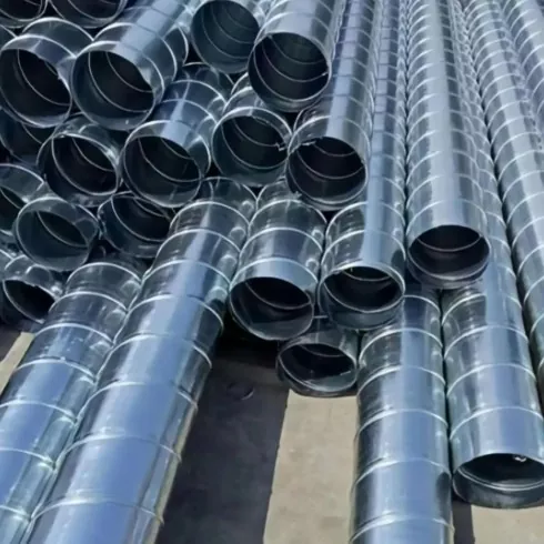 Cochleam iuncta Ferro Pipe cum magna diametro